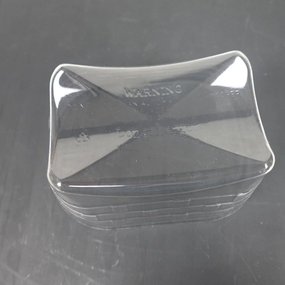 Longaberger 2008 Horizon of Hope Basket Protector Clear Plastic Liner 40579